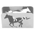 thumbnail image 2 of Vertical Napkin Holder, Horse Napkin Holder Stable Bottom Table Decoration Easy To  Elegant Curved  For Restaurant For Kitchen Silver, 2 of 8