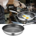 thumbnail image 3 of Kieccall Wok Pan Honeycomb Stainless Steel Cookware for Home Kitchen Stove and 3-Layer Steel Non-Stick Cooking, 3 of 8