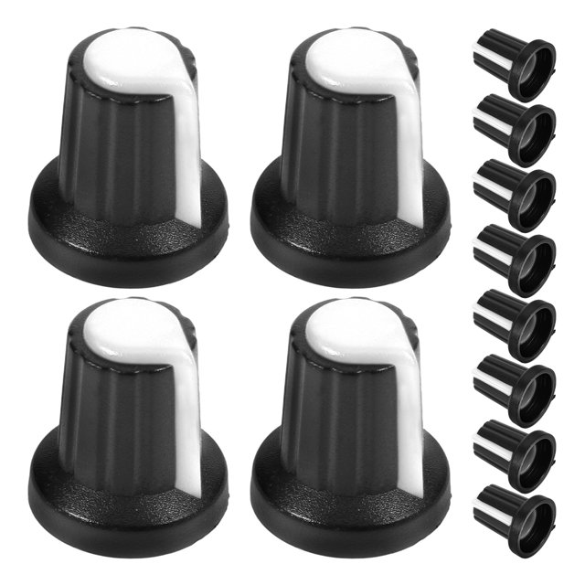 Miangastore Rotate Knob White 20Pcs 0.63X0.59X0.59In