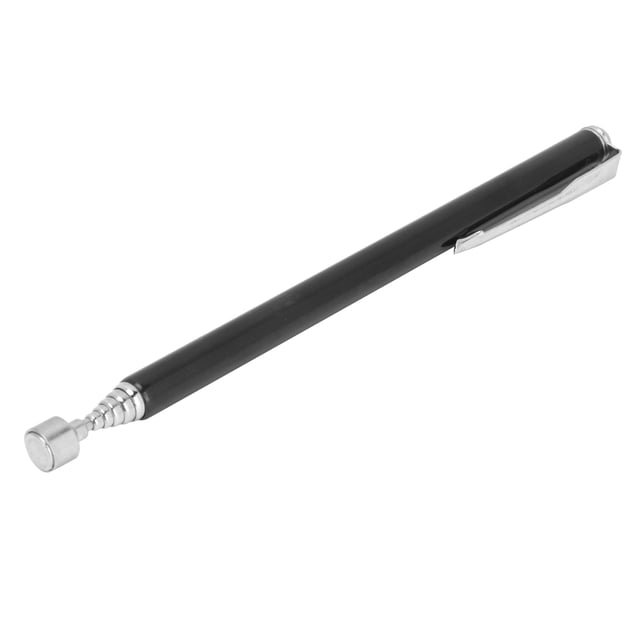 LAFGUR Stylo Ramasseur à Aimant Permanent de 2 Lb en Acier Inoxydable, Outils Télescopiques avec Pince, Ramasseur Magnétique, Bâton Ramasseur
