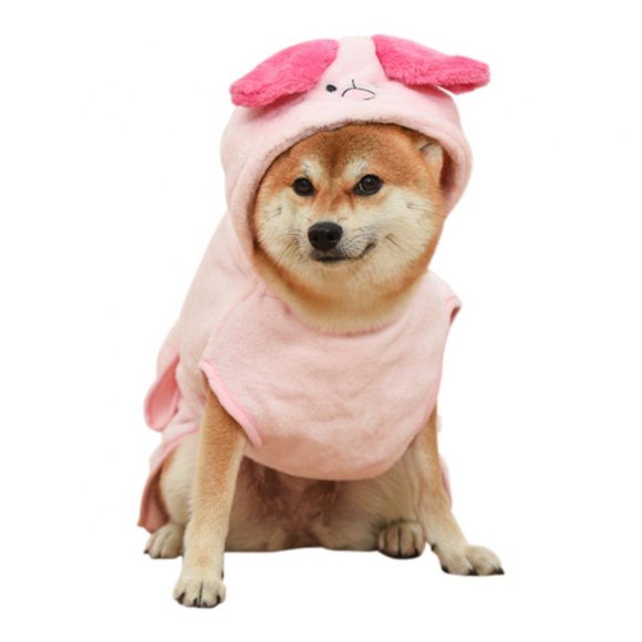 Pet Hooded Bath Pet Towel Cartoon for Dogs and Cats (Refer to the size table)