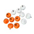thumbnail image 3 of 12 Pcs Fake Pumpkins Model, Fake Foam Pumpkins, Small Cute DIY Photography Props S Yellow White, 3 of 9