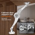 thumbnail image 2 of Wdhugt Upward Flipping Door Support Rods Stretching And Supporting Cabinets Folding And Stopping At Will Alloy Material Adjustable Cabinet Hardware, 2 of 8