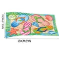 thumbnail image 3 of Dvkptbk Home Essentials Summer Beach Slippers Beach Towel Microfiber Double-Sided Velvet Beach Towel Swimming Towel Versatile Beach Towel Apartment Essentials, 3 of 3