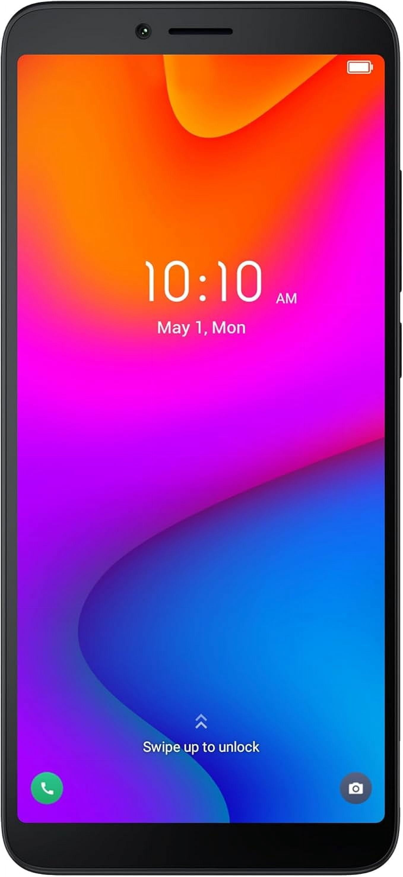 Restored TCL ION V |2023| Cell Phone with 6.0" HD+ Display, 3+32GB Unlocked Phone, 3000mAh Battery, Android 13 Smartphone, Single SIM, US Version, Space Black - Refurbished