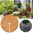 thumbnail image 1 of Vaidha 1PCS Coconuts Mulching Disc Pot Covers Disc Mat Protection Plant Cover, 1 of 2