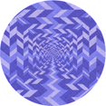 thumbnail image 1 of Ahgly Company Tapis d'Intérieur Lavable en Machine Carré Transitionnel Mimosa Violet, 3 Pieds Carré, 1 of 7