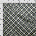 thumbnail image 3 of oneOone Silk Tabby Dark Blue Fabric Check Fabric For Sewing Printed Craft Fabric By The Yard 42 Inch Wide, 3 of 4