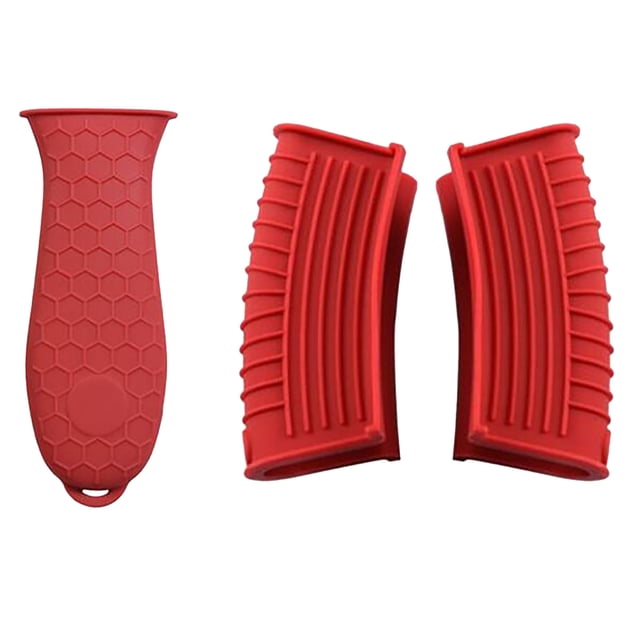 TIMIFIS Kitchen Gadgets New Silicone Pot Handle Set Kitchen Tool Pot Handle Earmuffs Three-piece Set