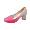 thumbnail image 2 of LSLJS Couvre-Chaussures de Travail pour Femmes Grande Taille, Mode, Couleur Unie, Imperméables, Talons Hauts, 2 of 9