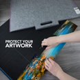 thumbnail image 4 of ITOYA Midtown Large Format Artwork Carrier Bag 14x21 Grey/Purple, 4 of 5