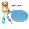 thumbnail image 1 of CNKOO 2 Pieces Of Dog Leash Portable Dog Poo Bag  15ft/20ft/30ft Outdoor Dog Leash  Outdoor Dog Training Leash  Tracking Leash Extended Dog Training Leash  Dog Free Play, 1 of 7