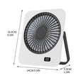 thumbnail image 2 of 2025 Desktop Fan Home Office Outdoor Camping Portable Wall Mounted Fan Digital Display -thin Small Fan, 2 of 6