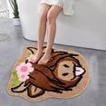 thumbnail image 4 of Funny Cow Head Entrance Welcome Mat Non Rubber Back Kitchen Funny Rug Front Door Funny Welcome Rug Cow Head Special Shape Funny Front Door Welcome Rug Lap Throws And Blankets Small Knot Throw Blanket, 4 of 4
