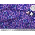 thumbnail image 2 of Soimoi Poly Georgette Fabric Flower Artistic Decor Fabric Printed Yard 42 Inch Wide, 2 of 3