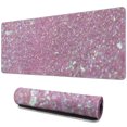 thumbnail image 1 of Work in Style with a Pink Mouse Pad Featuring an Inspirational Quote - Large 31.5x11.8in Desk Mat, Keyboard Pad, Laptop Protector, Adorable Pink Desk Accessories, 1 of 7