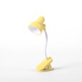 thumbnail image 1 of Maoww Lampe de Lecture à Pince Réglable Mini Lampe de Bureau de Table à Piles Camping Portable à Pince Veilleuse, Jaune, 1 of 7