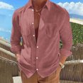 thumbnail image 2 of RKSTN Cardigan pour Homme Décontracté Mode Col Rabattu Chandail Uni Manches Longues Hauts en Coton Décontractés Stylés pour l'Automne, 2 of 9