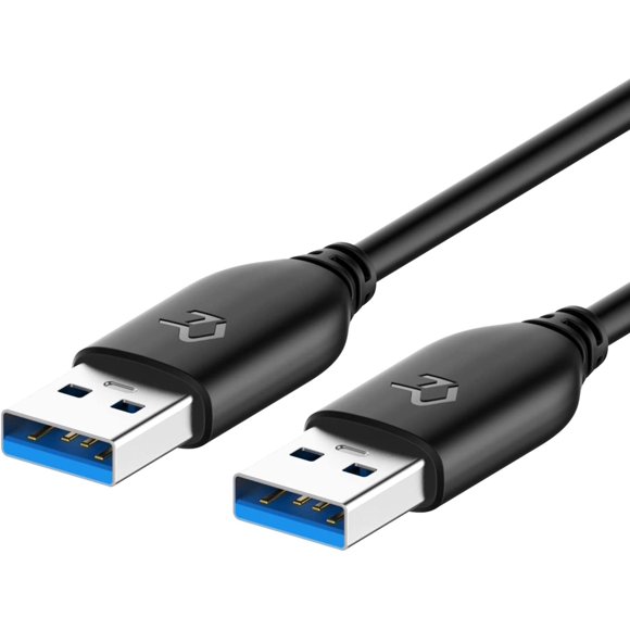 Rankie USB 3.0 Cable, Type A to A, 6 Feet, Black