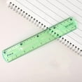 thumbnail image 1 of SLYNSHome Transparent Ruler Color Plastic Rulers 8 inch Ruler with Centimeters,Millimeter and Inches Office Supplies - Green, 1 of 2