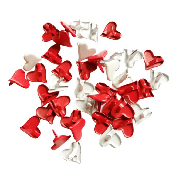 serony Attaches en Papier Polyvalentes Mini Ferrures Rondes en Métal pour Artisanat Scrapbooking Ornements d'Art Décoration Solide. Dossiers Couleur Mixte 1,1 cm