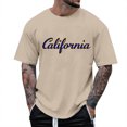 thumbnail image 1 of LUOGENLI T-shirts pour Homme pour Hommes T-Shirt à Imprimé Floral à Manches Courtes à Col Rond pour Tenue Décontractée T-shirts pour Homme T-Shirt Graphique Fête de la Saint-Patrick Beige TG, 1 of 4
