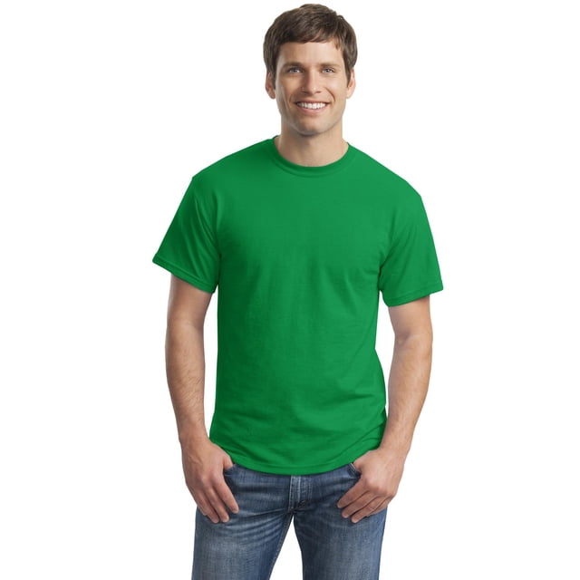 Gildan T-Shirt pour Hommes à Manches Courtes DryBlend 50 Coton/50 Polyester - 8000