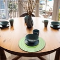 thumbnail image 4 of Qaailabf Dessous de Verre Antidérapant de 18 cm, Grand, Résistant à la Chaleur, Napperon de Table, Silicone de Qualité Alimentaire Premium, Protection de Vaisselle, Coussinet pour Boissons Chaudes Froides Café Thé Tasses Bouteilles Cuisine Salle à Manger Meubles, 4 of 4