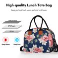 thumbnail image 3 of Sac à Lunch pour Femmes Hommes Adulte Boîte à Lunch Isolée avec Bandoulière Ajustable Étanche et Réutilisable Sac Fourre-Tout Réfrigérant pour Bureau Randonnée Pique-Nique École, 3 of 7