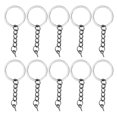 thumbnail image 3 of Porte-clés Bricolage, 10pcs Porte-Clés Porte-Clés Porte-Clés avec Chaîne Robuste et Résistant, 3 of 8