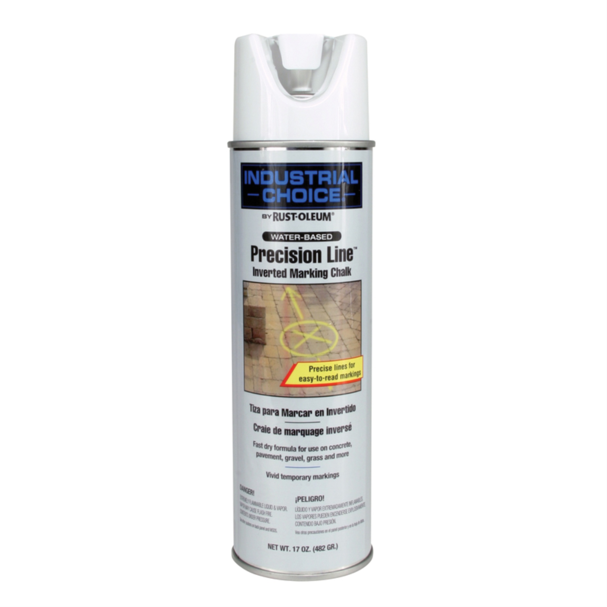 INDUSTRIAL CHOICE MARK CHLK SPRY APWA WHT (Pack of 6)