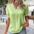 thumbnail image 3 of Chemisier Décontracté pour Femmes à Rayures Verticales, Manches Bouffantes, Style Élégant, Tenue de Vacances, 3 of 7