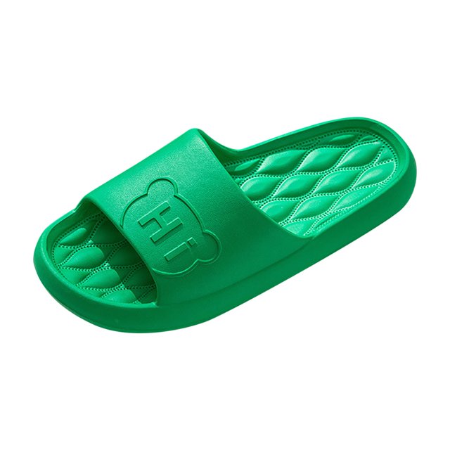 HBFAGFB Pantoufles pour Femmes Mode Été Intérieur et Extérieur Confortables à Semelle Souple Pantoufles Vert Taille 41