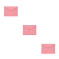 thumbnail image 1 of Youkk Convenient File Document Bag Store And Sort With Ease Easy Access To Supplies Felt Folder Organizer pink 3Set, 1 of 6