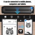 thumbnail image 4 of KVM Wireless Tattoo Thermal Stencil Printer Bluetooth or USB Interface Thermal Paper or Transfer Paper Printing Quick Stencil Printer for Tattoo Artists and Beginners, 4 of 7