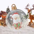 thumbnail image 2 of Yhmxh Boule de Décoration de Noël 2025 60cm Extérieur Boule Gonflable Décorée Pvc Boule de Noël Gonflable Décorations de Sapin de Noël Cadeaux de Fête de Noël, 2 of 5