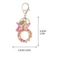 thumbnail image 2 of TopLLC New English Letter Keychain Hanger Car Keychain Bag Accessories Suspension components, 2 of 2