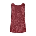 thumbnail image 4 of Plebaso Débardeurs à Paillettes Sans Manches pour Femmes, Mode Fête Clubwear, 4 of 6