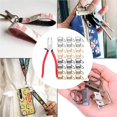 thumbnail image 3 of Matériel de Porte-Clés en Alliage Matériel de Porte-Clés Dur Pinces avec Clips de Queue Matériel Exquis pour Fabrication de Porte-Clés Intérieur Extérieur, 3 of 9