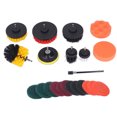 thumbnail image 3 of ANGGREK 22pcs Drill Brush Attachments Set Multipurpose Power Scrubber Kit For Bathroom Kitchen Car,Drill Brush Attachments Set,Power Scrubber Kit, 3 of 8