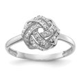 thumbnail image 1 of 10K Tiara Collection White Gold Polished Diamond Ring Size 7, 1 of 4