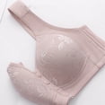 thumbnail image 4 of Diufon 2 Pack Wide Strap Bra for Women Everyday Front Closure Wireless Full Coverage Bras Soft Breathable Bra, 4 of 6