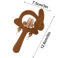 thumbnail image 4 of XZNGL 100% Wooden Bear Baby Rattles Bracelet Teething Pain Relief Gifts Small Bell, 4 of 9