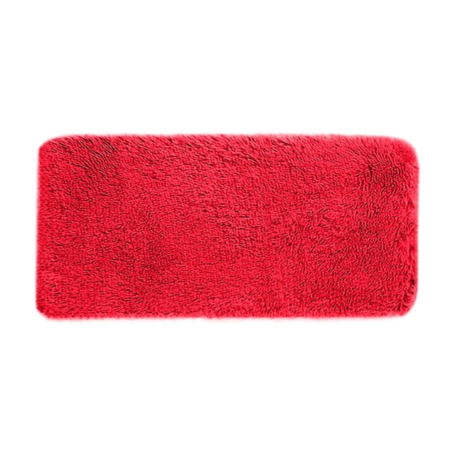 Jubipavy Bathroom Mat Solid Color Bath Mats Bathroom Rugs Universal Soft Comfortable Water Absorption Non Slip Thick Machine Washable Easier To Dry Dark For Toilet Tub Shower Floor