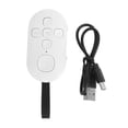 thumbnail image 2 of Remote Control Phone Page Turner Rechargeable Wireless Selfie Clicker Hands for Smartphone Tablets Photography ABS Black, 2 of 7