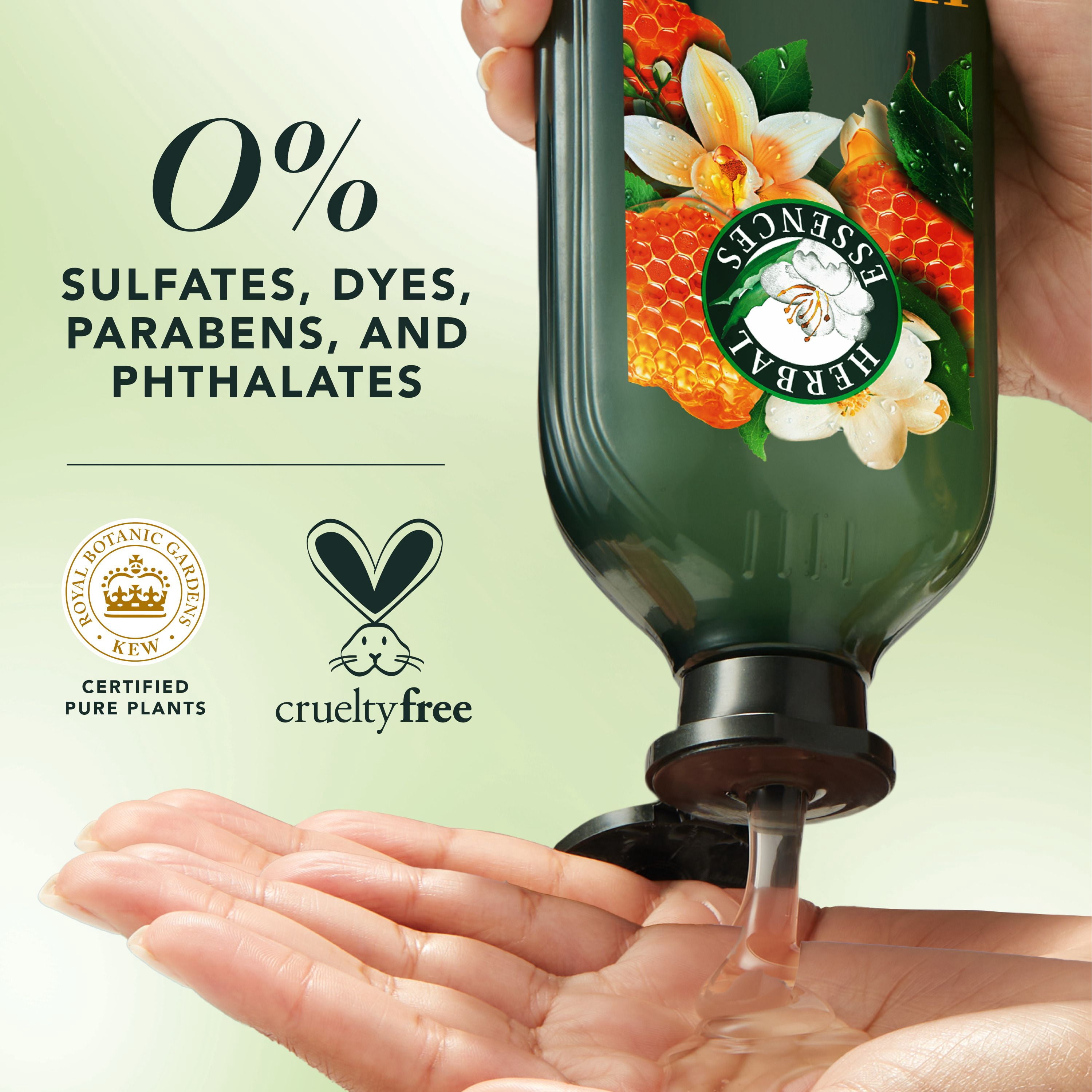 HERBAL ESSENCES SULFATE FREE HONEY SHAMPOO/CONDITIONER DUAL