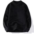 thumbnail image 2 of GigrtiJin Men's Winter Casual Sweater Round Neck Solid Color Long Sleeved Sweaters Fashion Comfy Pullover Tops, 2 of 3