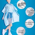 thumbnail image 4 of CAROOTU Disposable Rain Ponchos With Ball Storage Box Lightweight Raincoats Rain Gear, 4 of 5