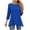Blue, variant on Sijiajgjfu Women Tops Hide Belly Casual 3/4 Lenght Sleeve Dressy Flowy Business Office Basic Tunic Shirt Blouses