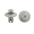 thumbnail image 1 of Unique Bargains 100 Pcs Gris 8mm Dia Trou Pare-Chocs de Voiture Type Poussoir Clips en Plastique Rivets Attache, 1 of 2